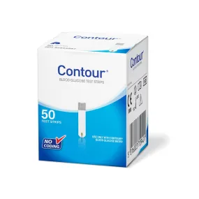 Contour Blood Glucose Test Strips - Pack of 50