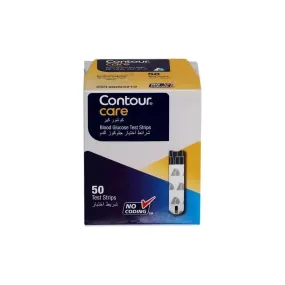 Contour Care Blood Glucose Test Strips 50s
