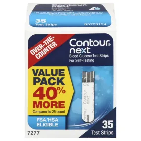 CONTOUR NEXT Blood Glucose Test Strips 35 Ct
