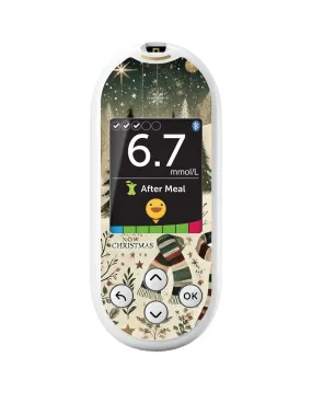 Cottagecore Christmas Sticker for OneTouch Verio Reflect Glucometer