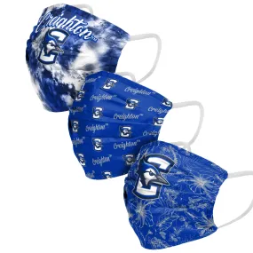 Creighton Bluejays NCAA Womens Matchday 3 Pack Face Cover