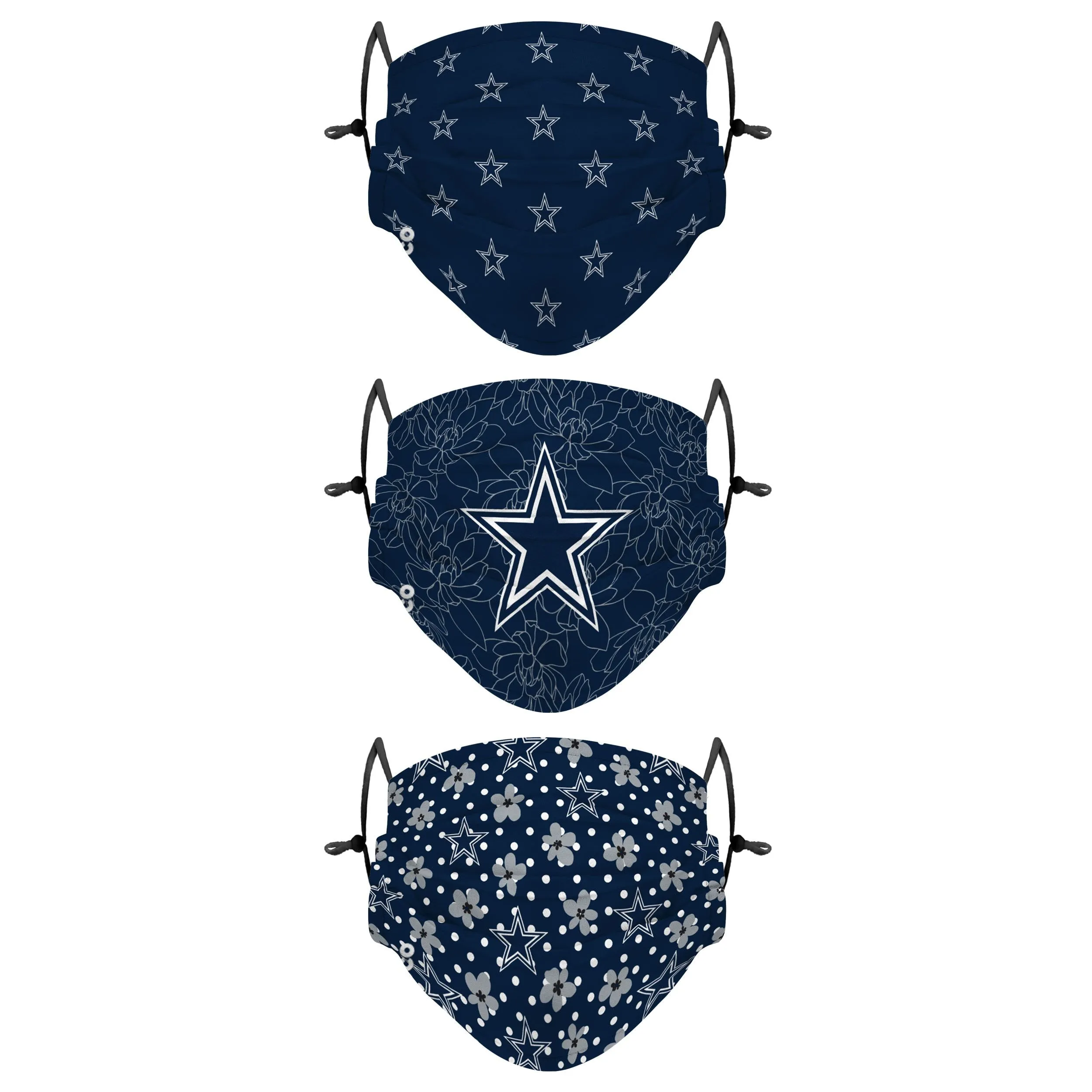 Dallas Cowboys NFL Gameday Gardener 3 Pack Face Cover