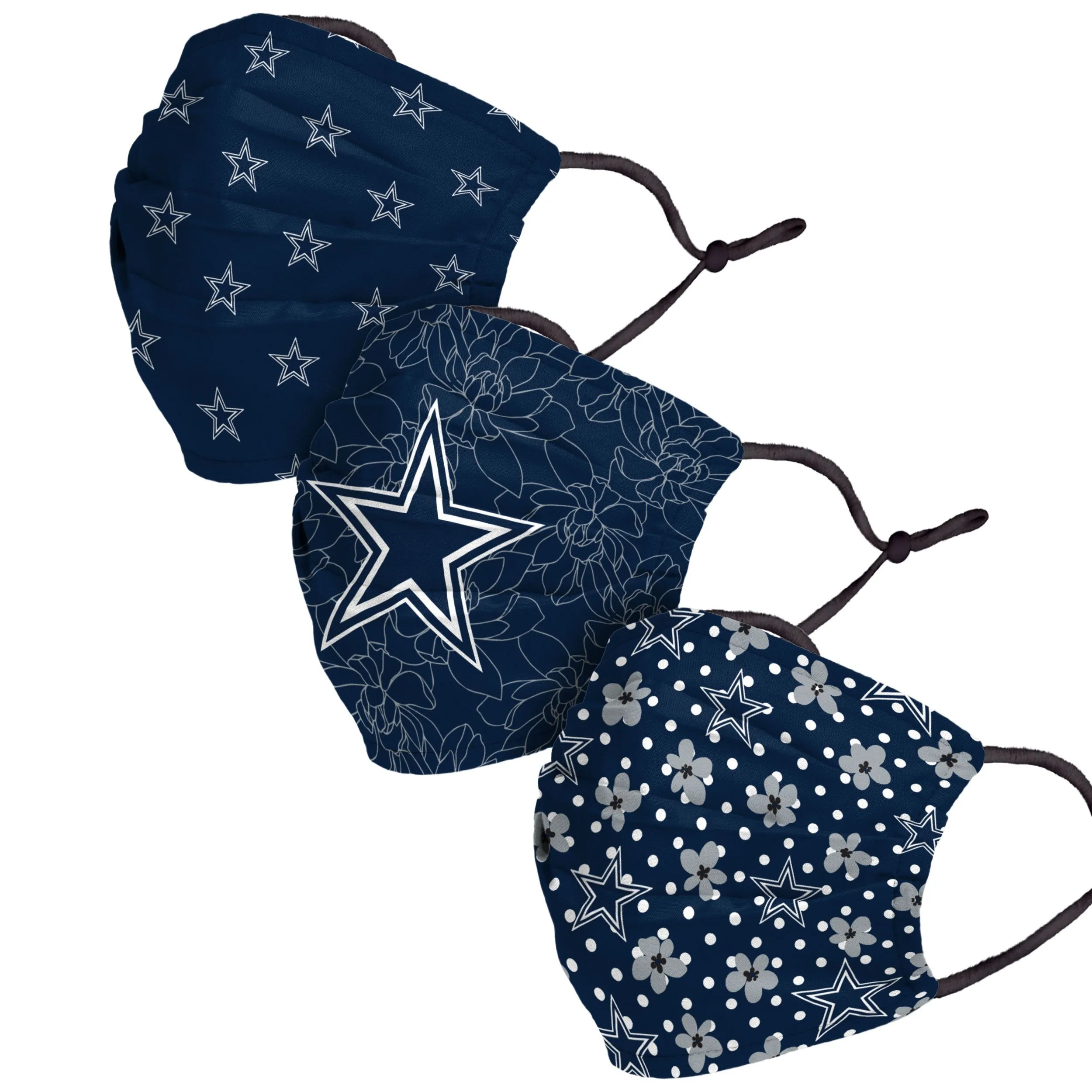 Dallas Cowboys NFL Gameday Gardener 3 Pack Face Cover