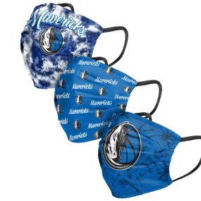 Dallas Mavericks NBA Womens Matchday 3 Pack Face Cover