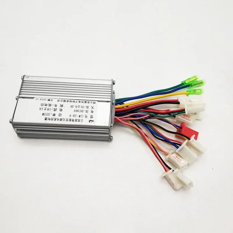 DC 24V/36V/48V 350W Brushless DC Motor Regulator Speed Controller 100x70x35mm for Electric Bicycle E-bike Scooter