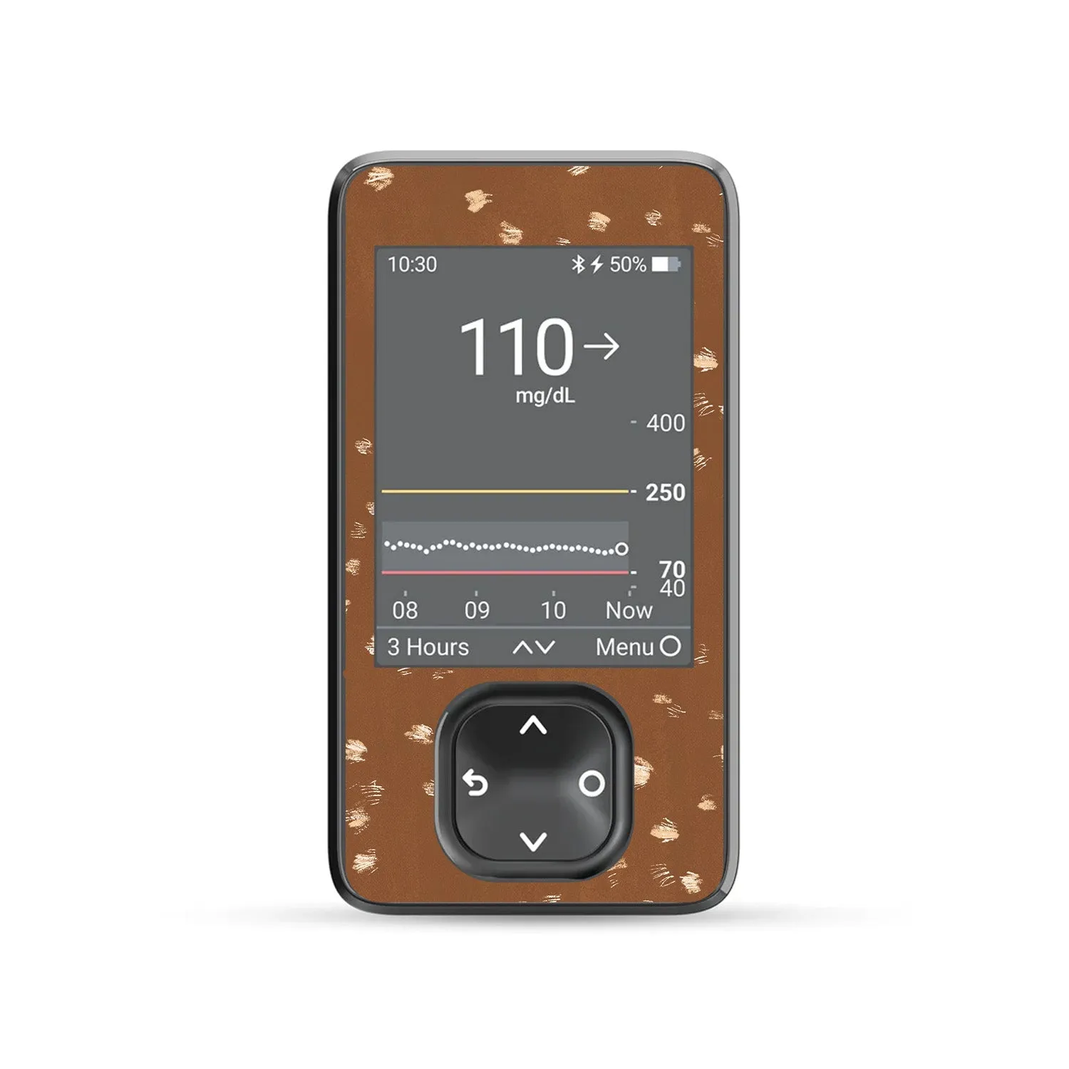 Deer Hide DEXCOM G7 and Stelo and G6 Touchscreen Receiver Sticker