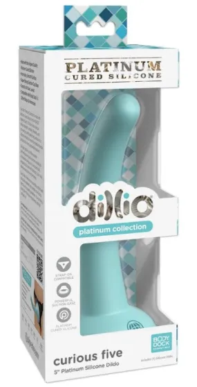 Dillio Curious Five 5 Inch Platinum Collection Silicone Dildo