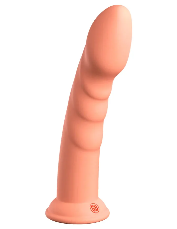 Dillio Super Eight 8 in. Platinum Silicone Dildo - All Colors