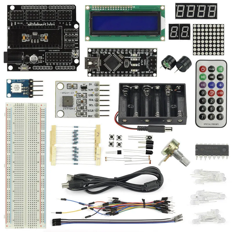 [Discontinued] SainSmart Nano V3 Pressure Sensor Starter Kit With Basic Projects for Arduino