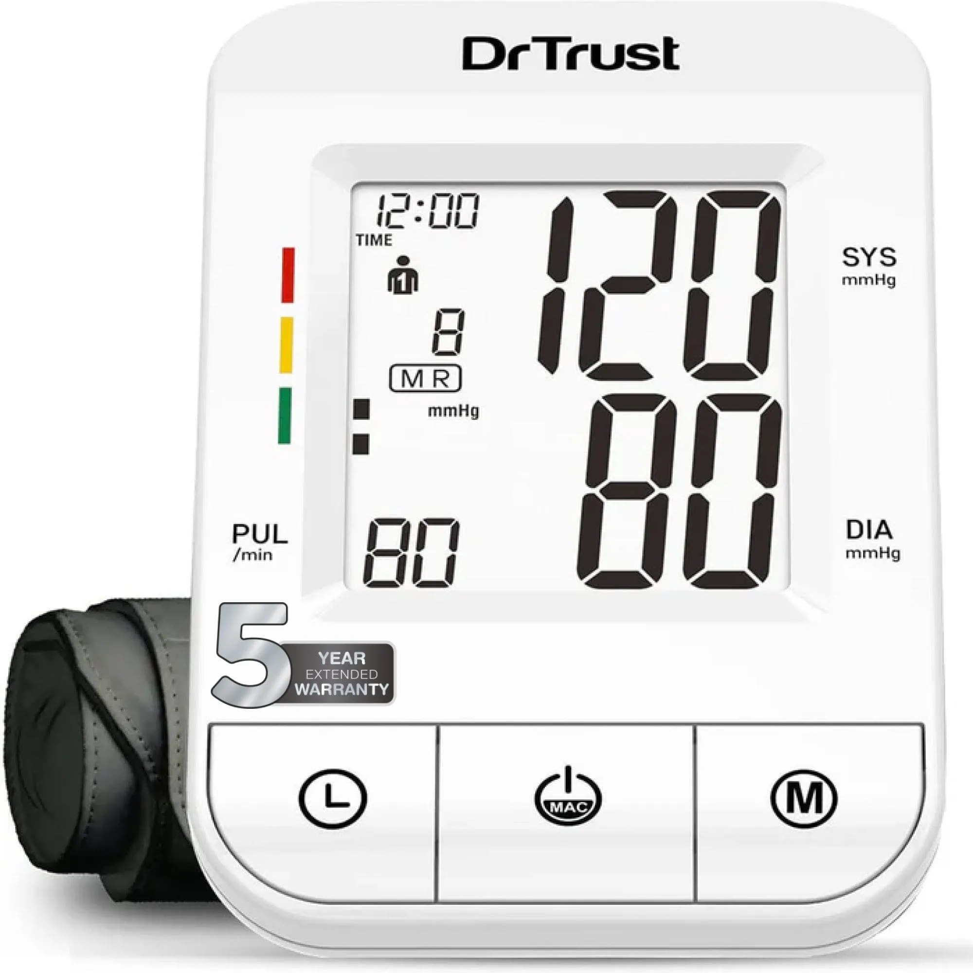 Dr Trust USA BP iCheck Pro Blood Pressure Monitor Machine BP Testing 116