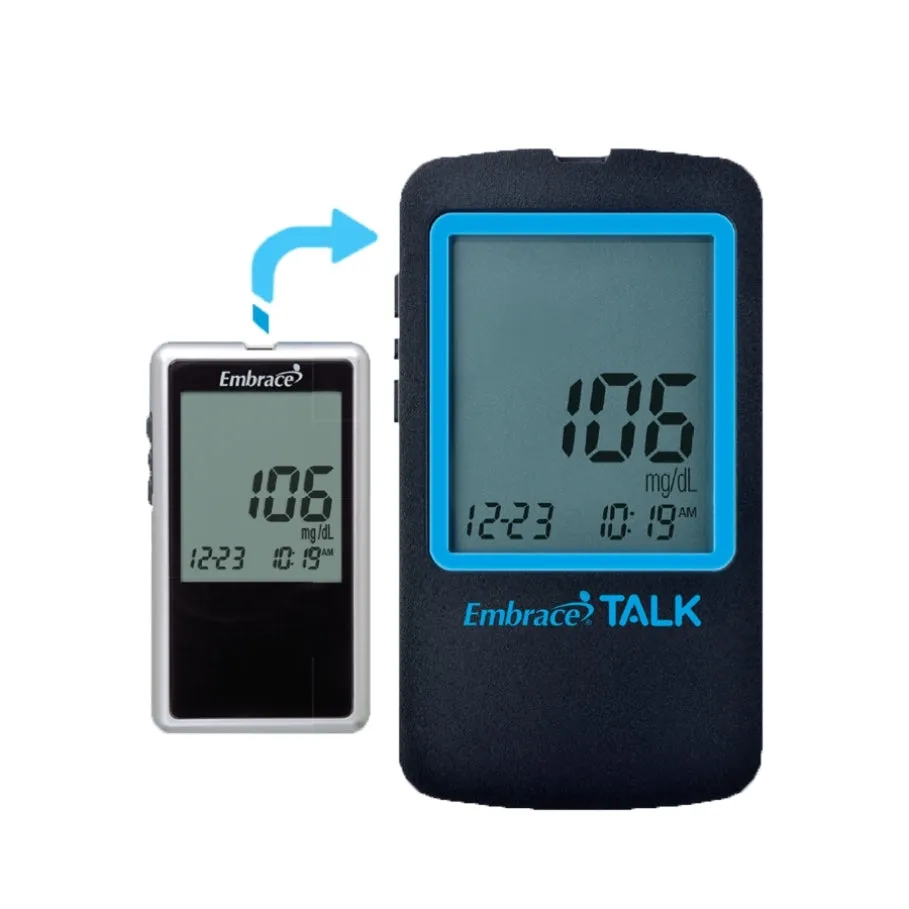Embrace TALK Meter & 2 Boxes of Embrace TALK Test Strips