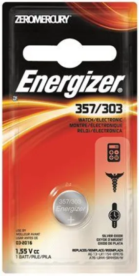 Energizer Battery 1.5V Silver Oxide 357