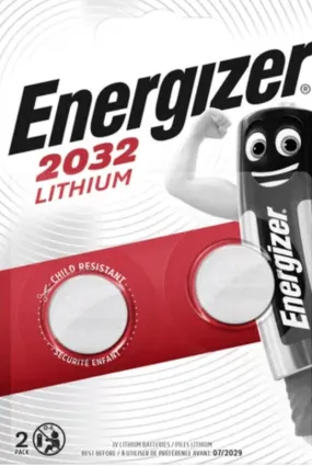 ENERGIZER LITHIUM 3V CR2032 BL2