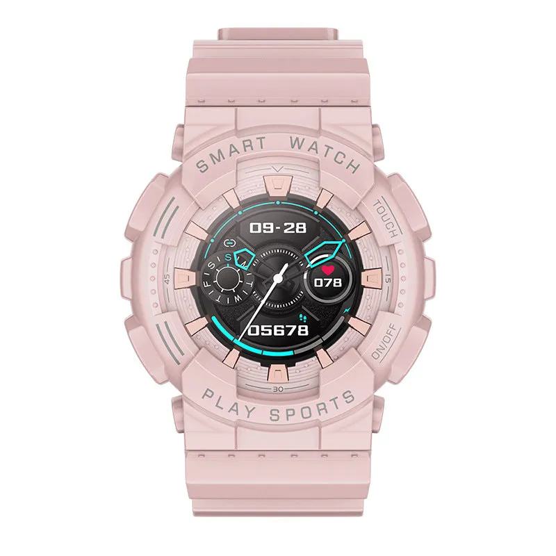 Fashion Trend Heart Rate Meter Step Smart Sports Waterproof Watch Phone Message Reminder Step Mileage Watch