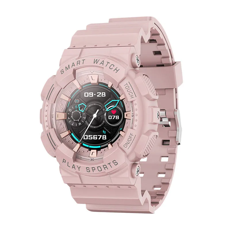 Fashion Trend Heart Rate Meter Step Smart Sports Waterproof Watch Phone Message Reminder Step Mileage Watch