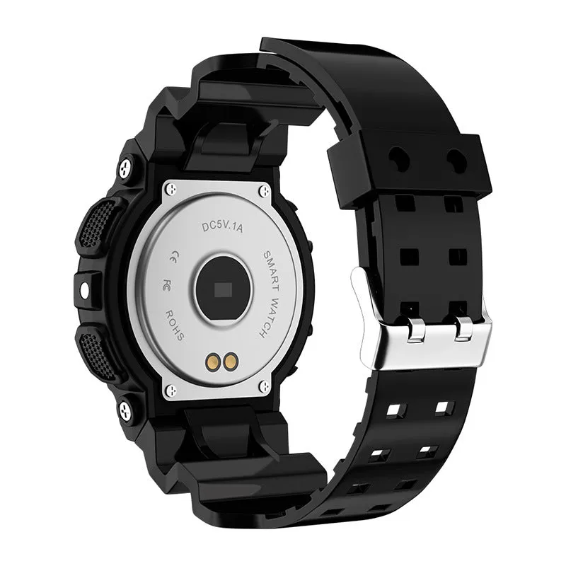 Fashion Trend Heart Rate Meter Step Smart Sports Waterproof Watch Phone Message Reminder Step Mileage Watch