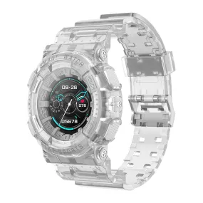 Fashion Trend Heart Rate Meter Step Smart Sports Waterproof Watch Phone Message Reminder Step Mileage Watch
