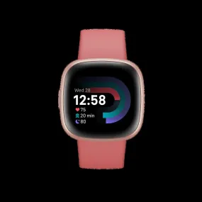 Fitbit Versa 4 Health & Fitness Smartwatch  Sand/Copper Rose | 79-FB523RGRW
