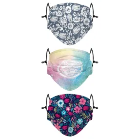 Florida Gators NCAA Spring Flowers 3 Pack Face Cover