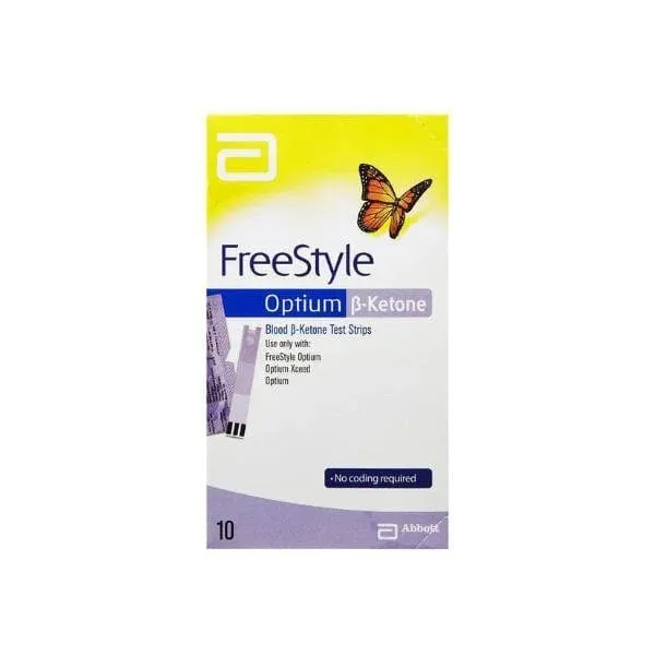 Freestyle Optium Beta Ketone Test Strips (10)