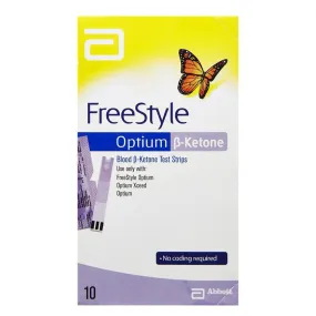Freestyle Optium Beta Ketone Test Strips (10)