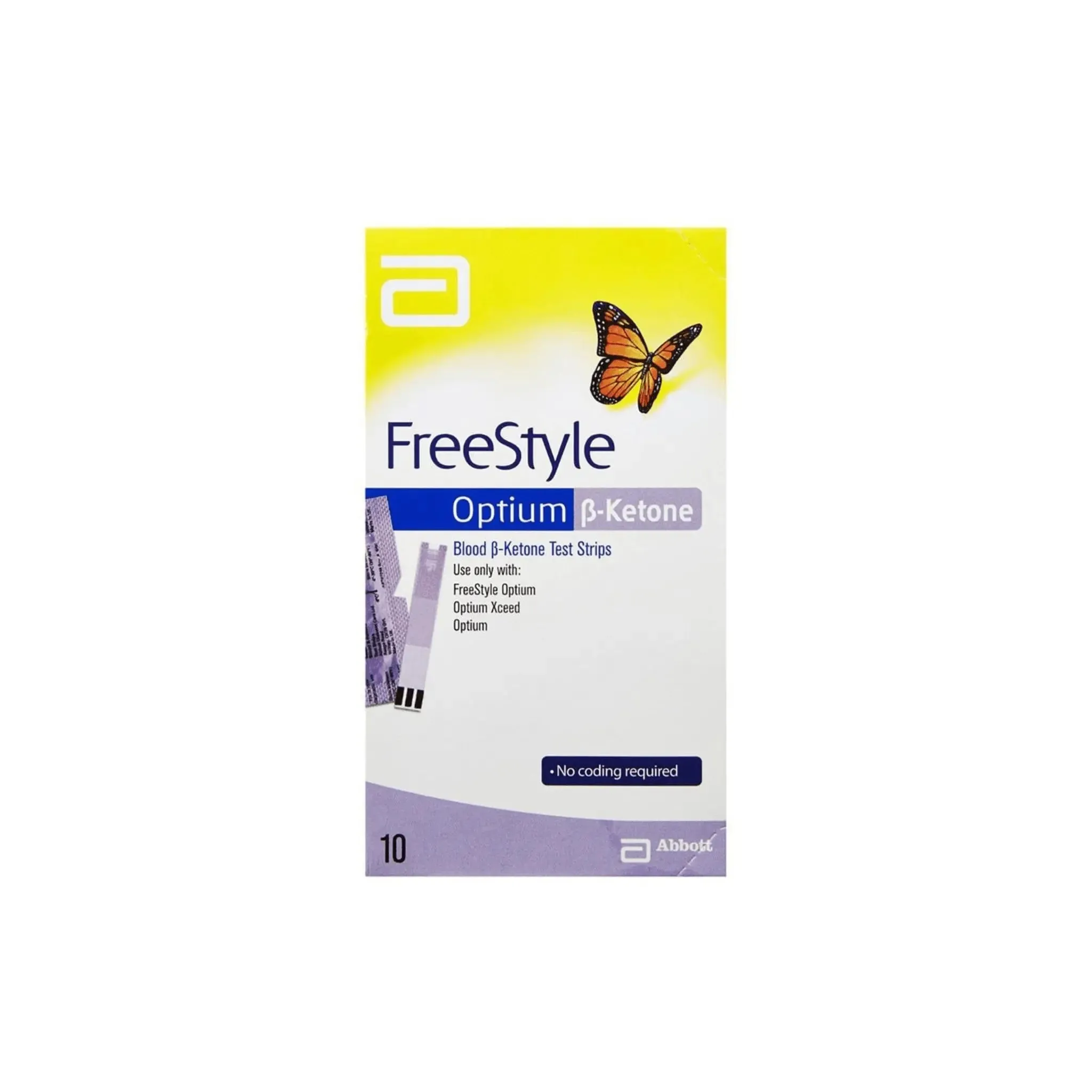 Freestyle Optium Ketone - 10 Strips