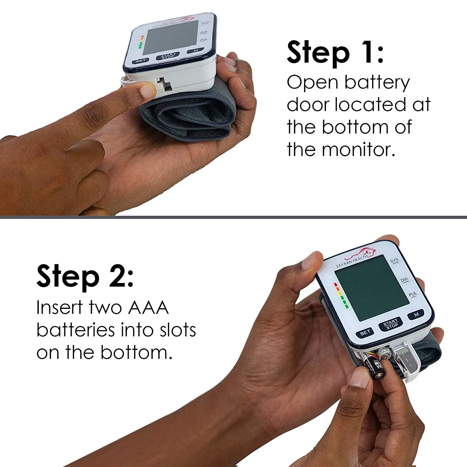 Fully Automatic Wrist Blood Pressure Monitor, 120 Memory, Fast Response, Storage Case Included