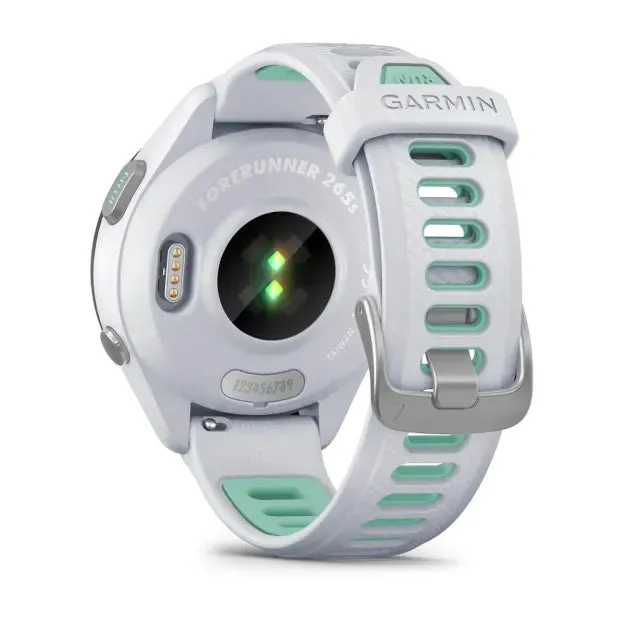 Garmin Forerunner 265S 1.1" Running Smartwatch - Whitestone/Neo Tropick | 49-GAR-010-02810-14