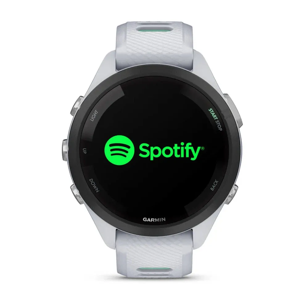 Garmin Forerunner 265S 1.1" Running Smartwatch - Whitestone/Neo Tropick | 49-GAR-010-02810-14
