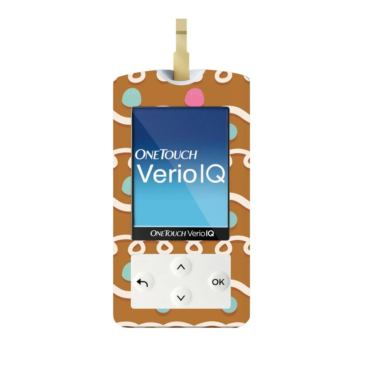 Gingerbread Sticker for OneTouch Verio IQ Glucometer