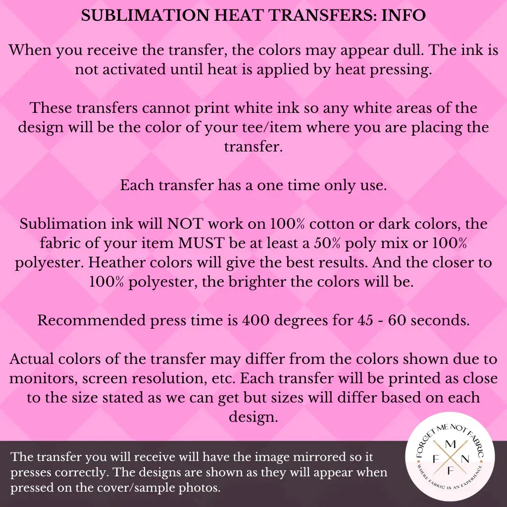 Girls Trip, Sublimation Heat Transfer