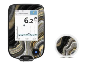 Gold Marble for Freestyle Libre 2