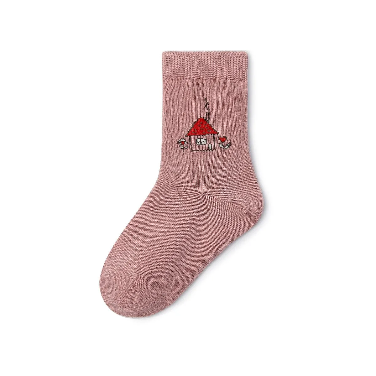 Good Day Warm Breathable Girl 5pcs Crew Socks Set