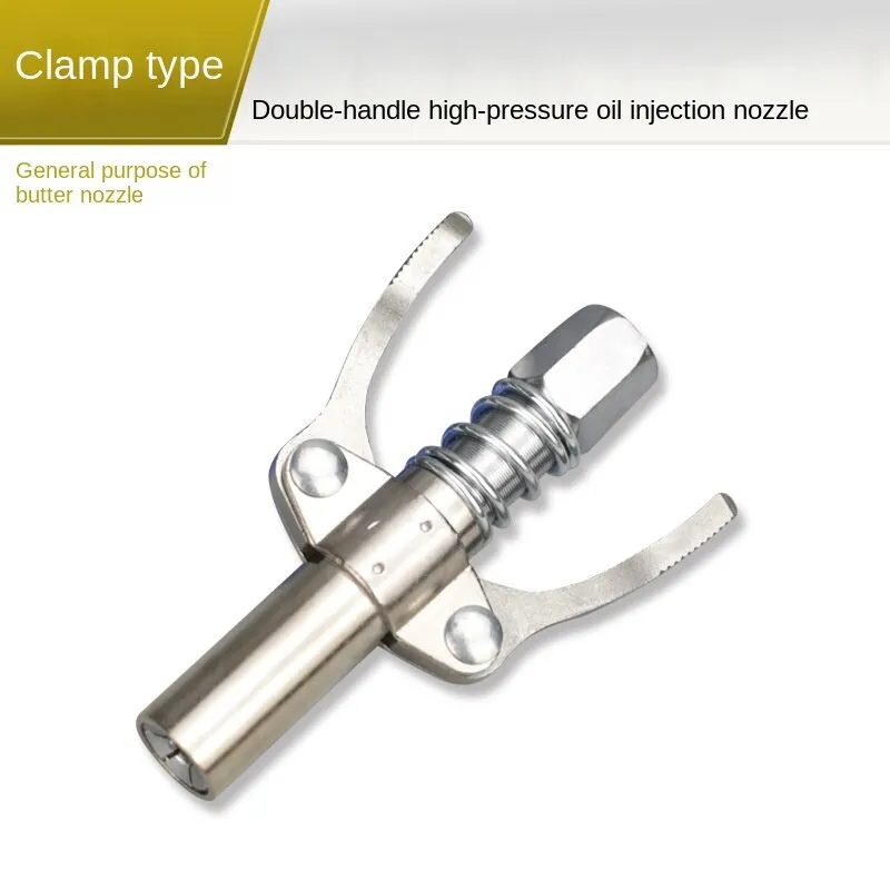 Grease Gun Coupler 10000 PSI NPTI/8 High Pressure Nozzle Oil Pump Auto Injector Lube Head Service Parts Lube