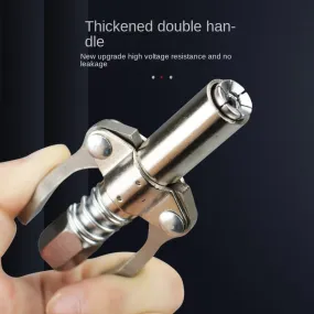Grease Gun Coupler 10000 PSI NPTI/8 High Pressure Nozzle Oil Pump Auto Injector Lube Head Service Parts Lube