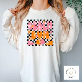 Groovy Beach Bum, Sublimation Heat Transfer