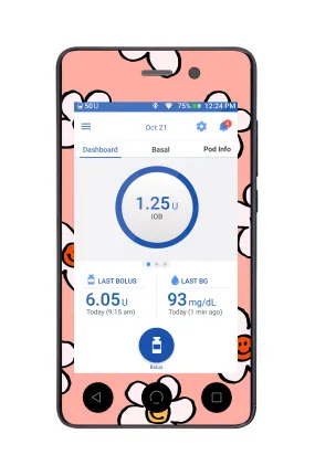 Happy Flowers for Omnipod DASH™
