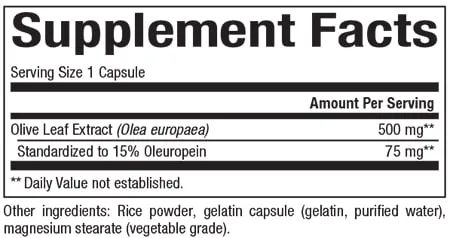HerbalFactors® Olive Leaf 500 mg