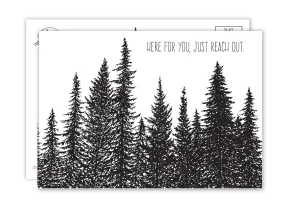 Here for You Postcard