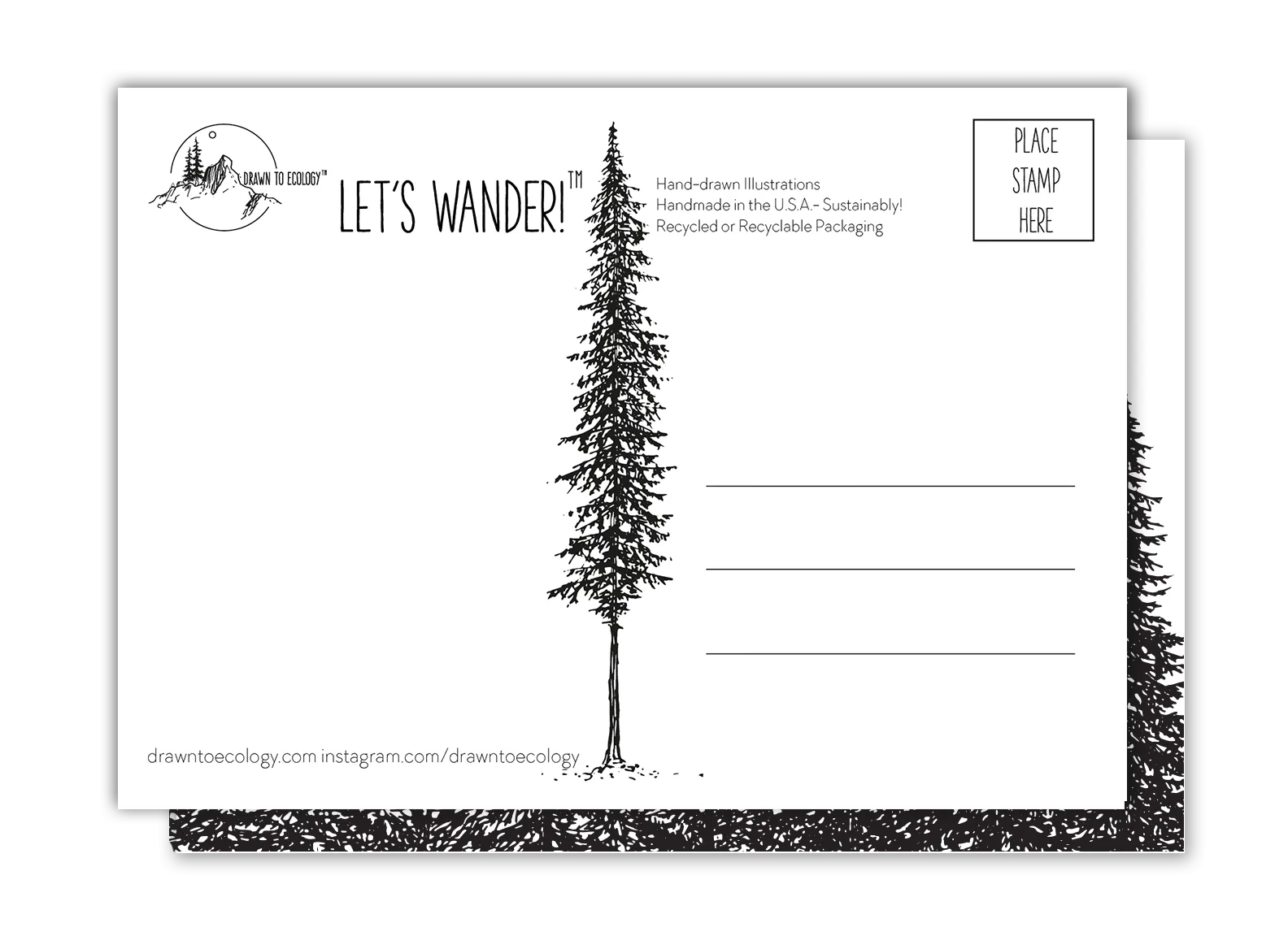 Here for You Postcard