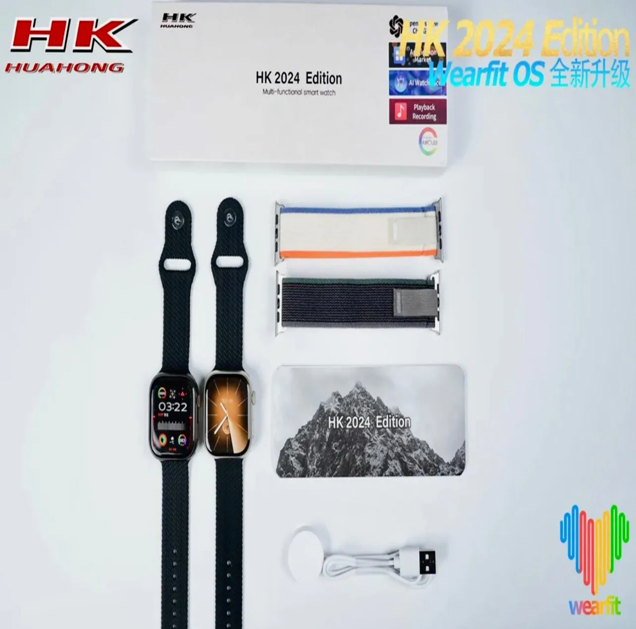 HK Series 2024 Edition_1:1 Premium Replica Smartwatch {Apple Series 9 Model}
