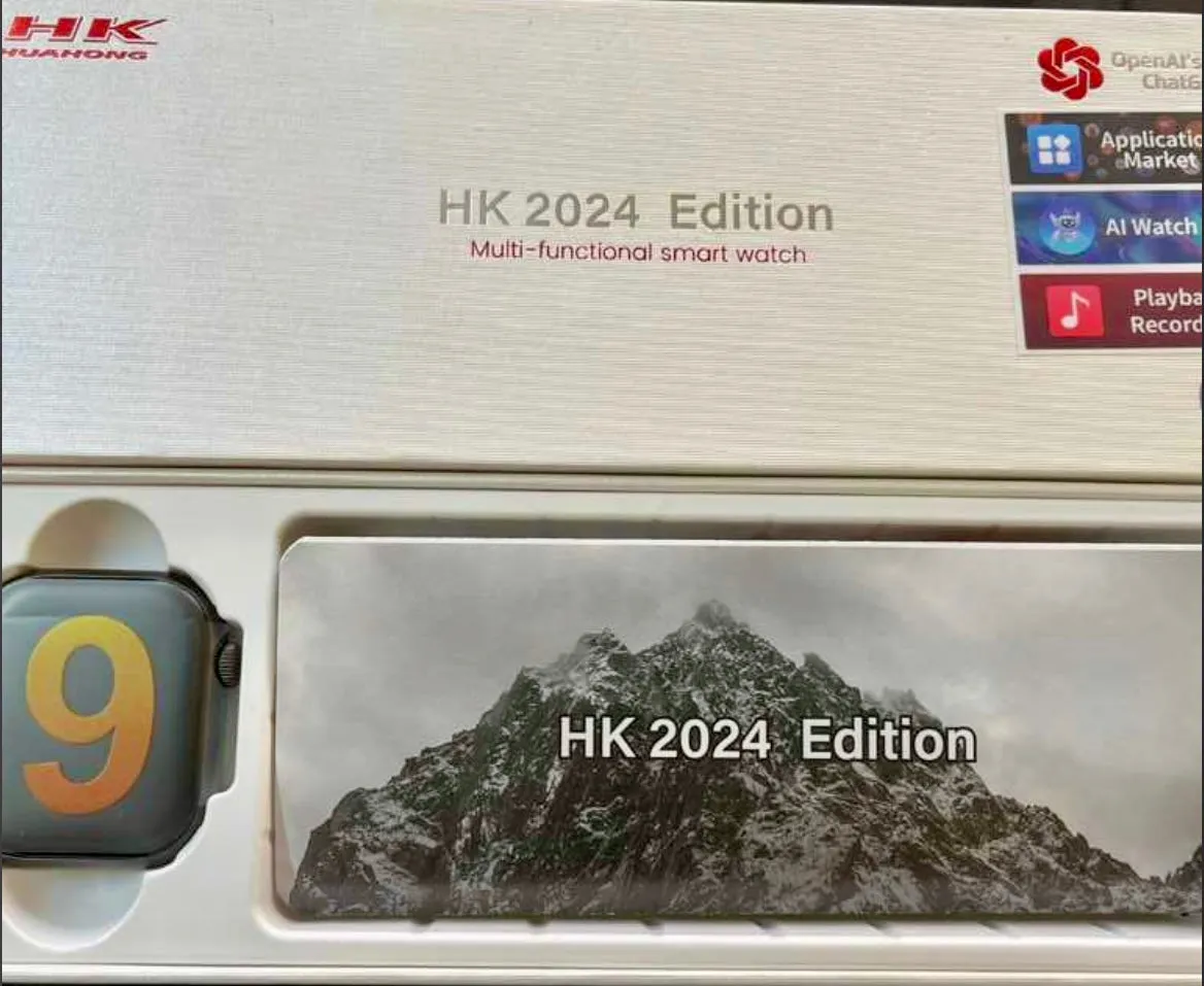 HK Series 2024 Edition_1:1 Premium Replica Smartwatch {Apple Series 9 Model}