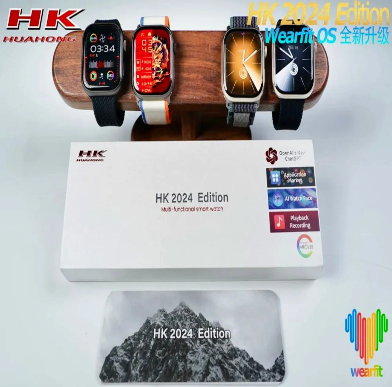 HK Series 2024 Edition_1:1 Premium Replica Smartwatch {Apple Series 9 Model}