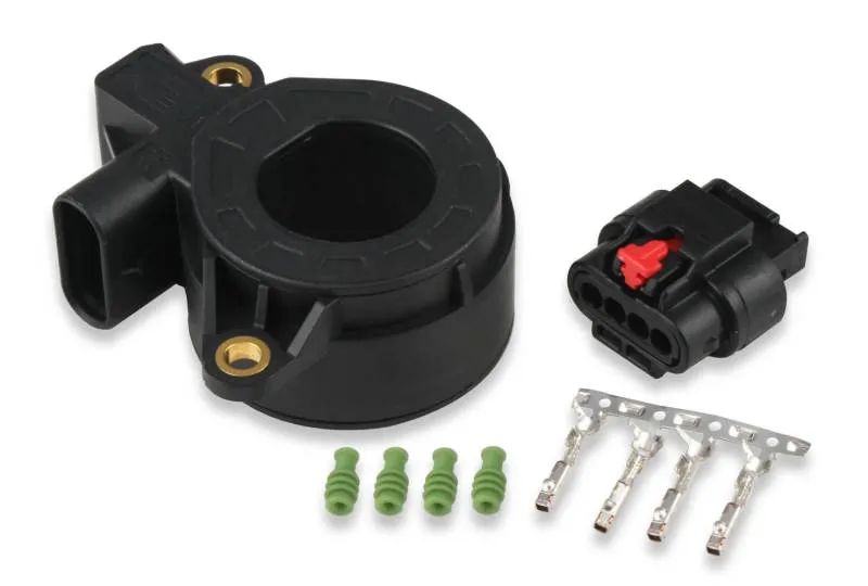 Holley EFI Dual Range Current Transducer - 0-30A/0-350A - Plastic - Black