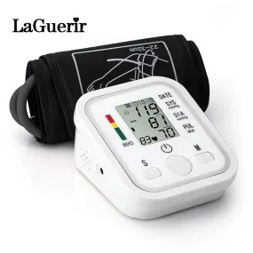 Home Health Care 1pcs Digital Lcd Upper Arm Blood Pressure Monitor Heart Beat Meter Machine Tonometer for Measuring Automatic