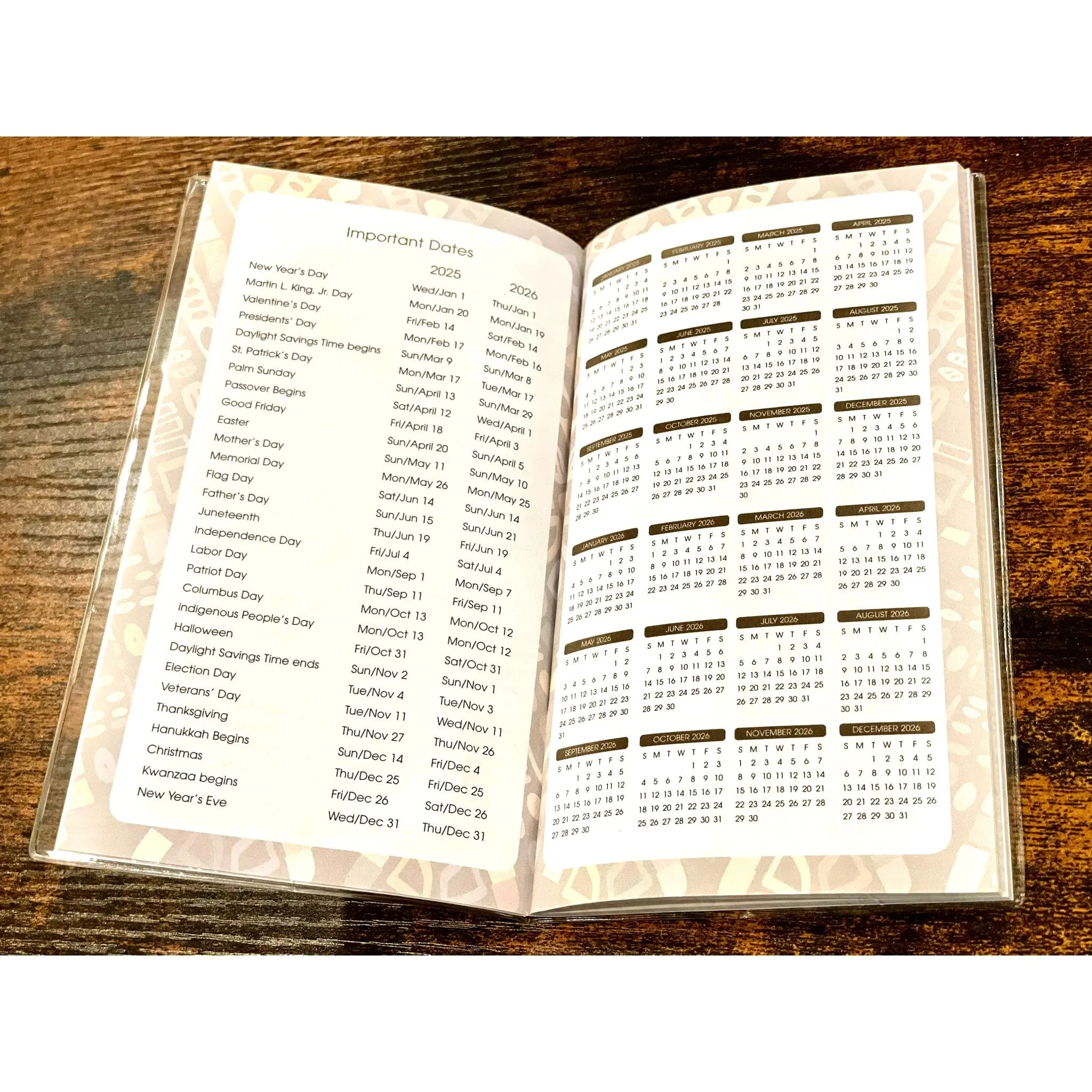 I Am Everything Two Year Pocket Calendar/Planner (2025-2026)