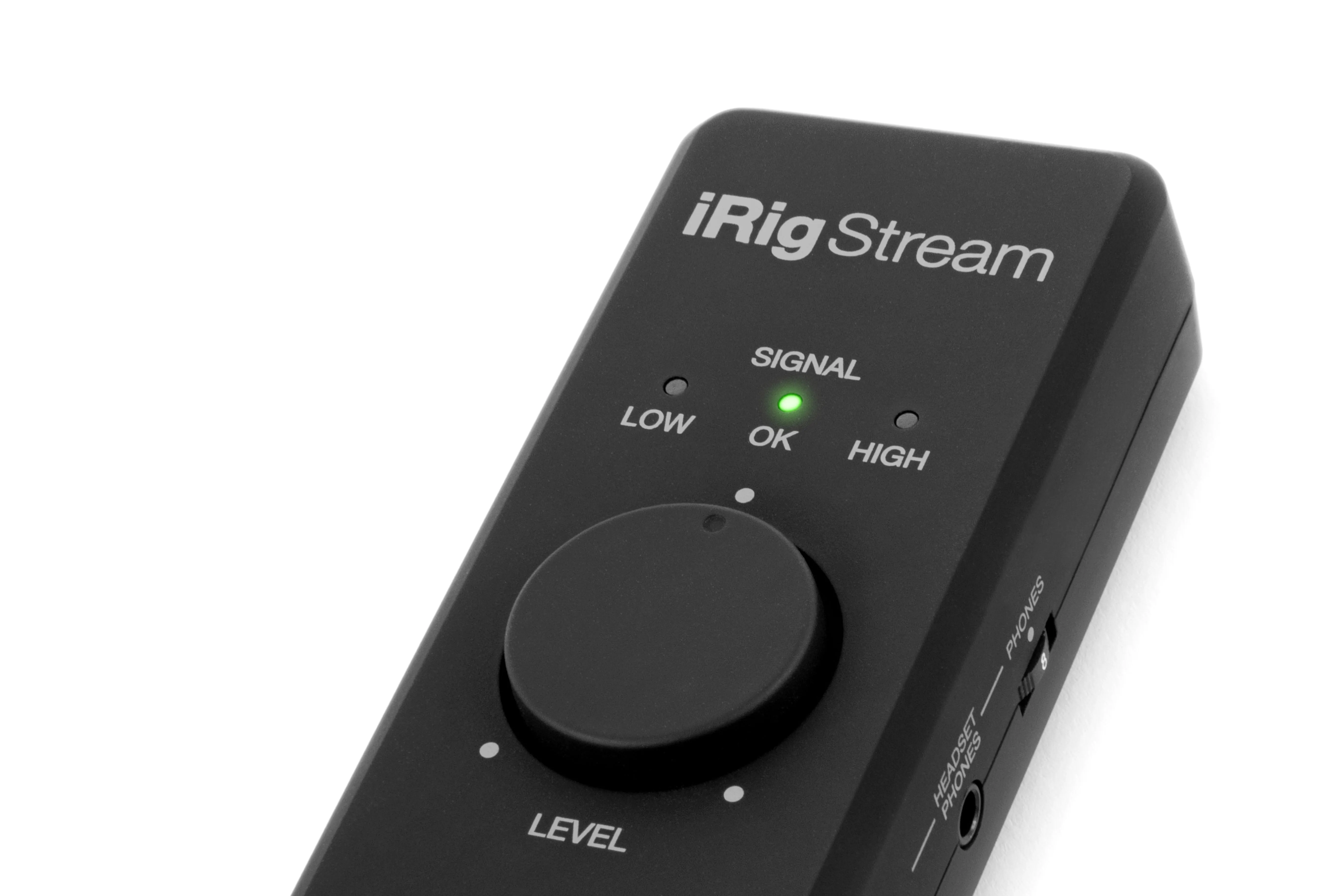 IK Multimedia iRig Stream USB Audio Interface for iOS  Android Mac  and PC