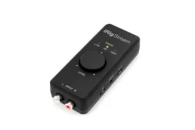 IK Multimedia iRig Stream USB Audio Interface for iOS  Android Mac  and PC
