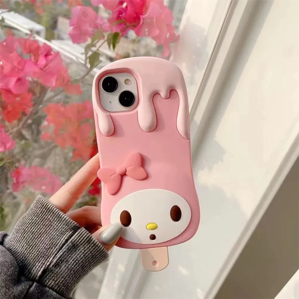 Kawaii My Melody Melting Ice Cream iPhone Case