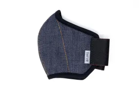 KIDS indigo cotton/linen denim MASK KIDS indigo cotton/linen denim MASK